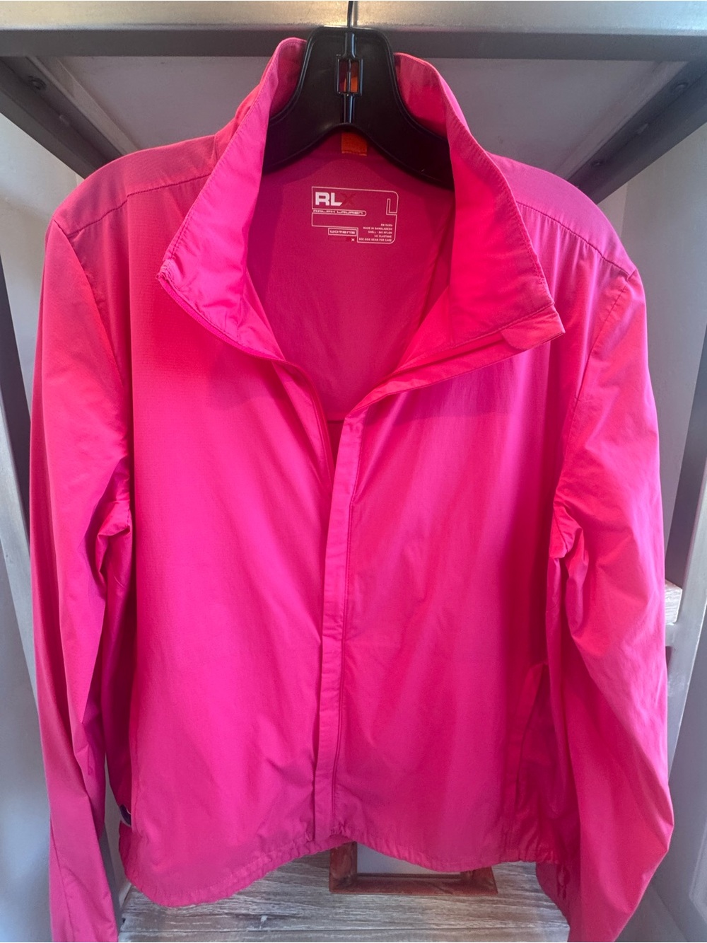RLX Ralph Lauren Hot Pink Lightweight Bomber Jacket